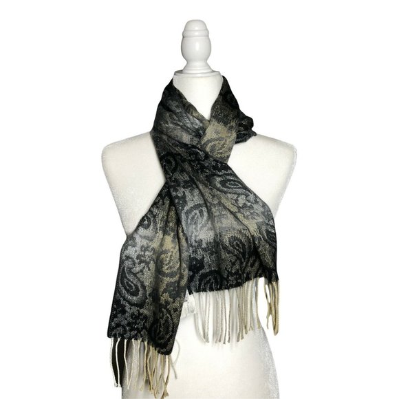 Steve Madden Paisley Scarf Made in Italy 4  Ombre Colors to Choose! - Picture 10 of 11